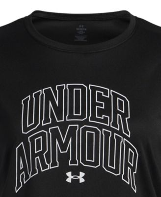 Little and Big Girls' Graphic Print Short Sleeve T-Shirt