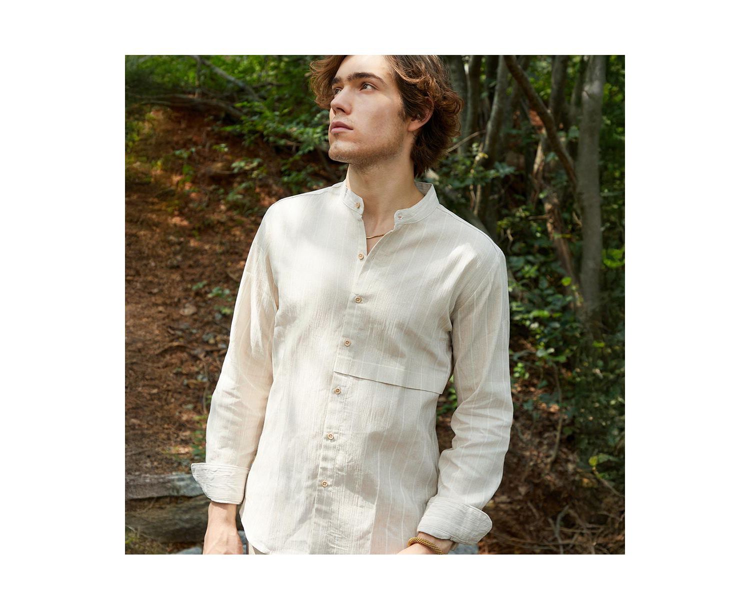 Men's Pencil-Striped Shirt