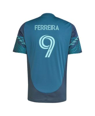 Men's Jesus Ferreira Blue Seattle Sounders FC 2025 The Salish Sea Kit Replica Player Jersey
