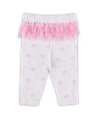 Baby Boys and Girls White Arizona Cardinals Spreading Love Bodysuit and Tutu Leggings Set