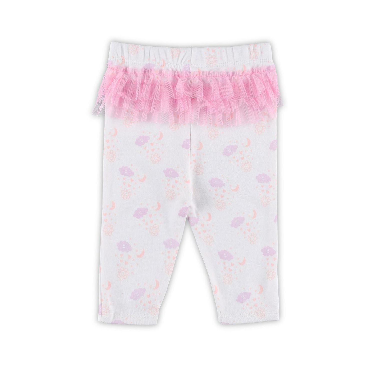 Baby Boys and Girls White Arizona Cardinals Spreading Love Bodysuit and Tutu Leggings Set
