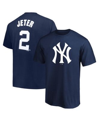Fanatics - Men's Derek Jeter Navy New York Yankees Big Tall Name Number T-shirt
