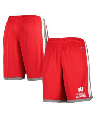 Champion - Men's Red Wisconsin Badgers Basketball Shorts
