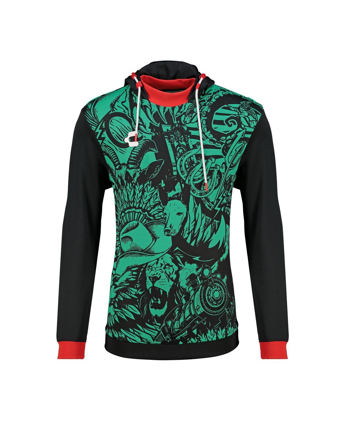 Charly Men's Black/green Liga Mx 2025 Mls All-star Game Pullover Hoodie In Black