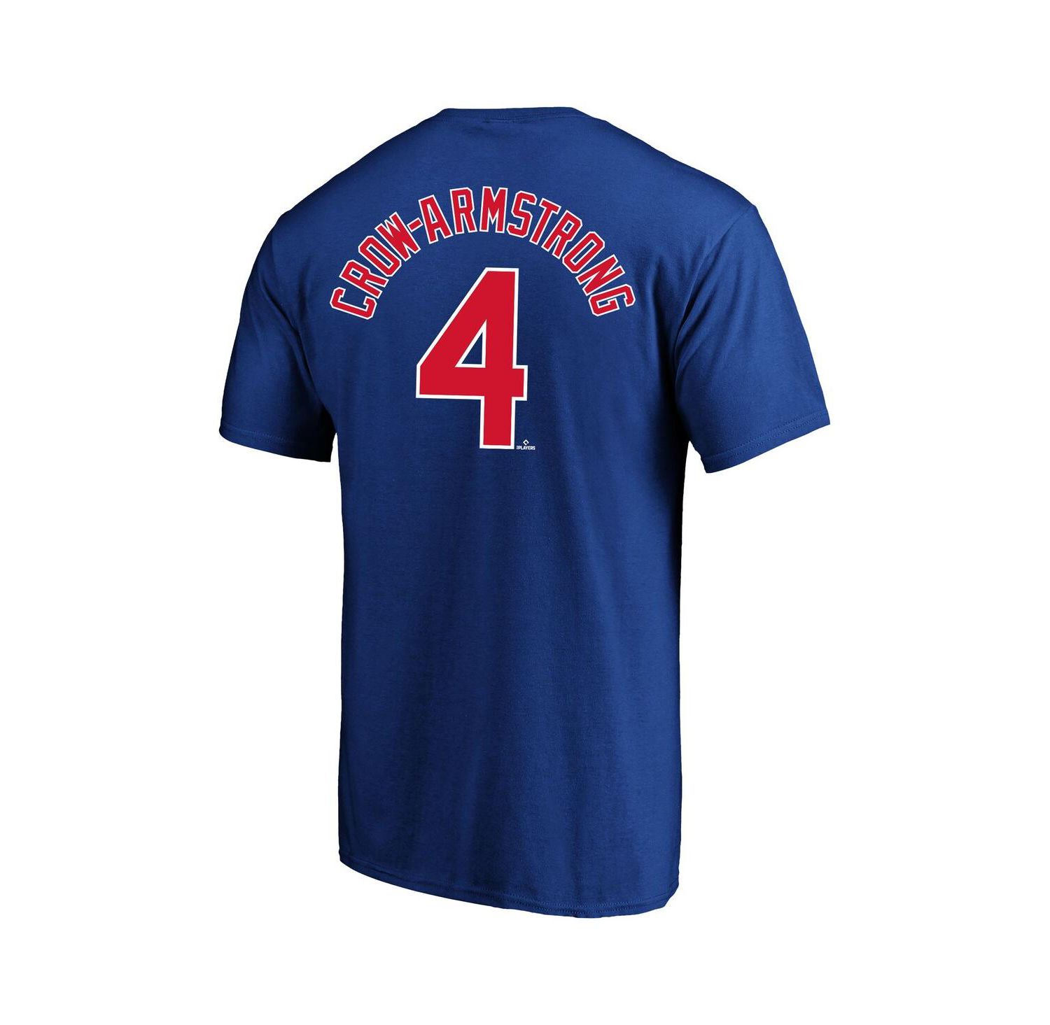 Men's Pete Crow-Armstrong Royal Chicago Cubs Big & Tall Name & Number T-Shirt