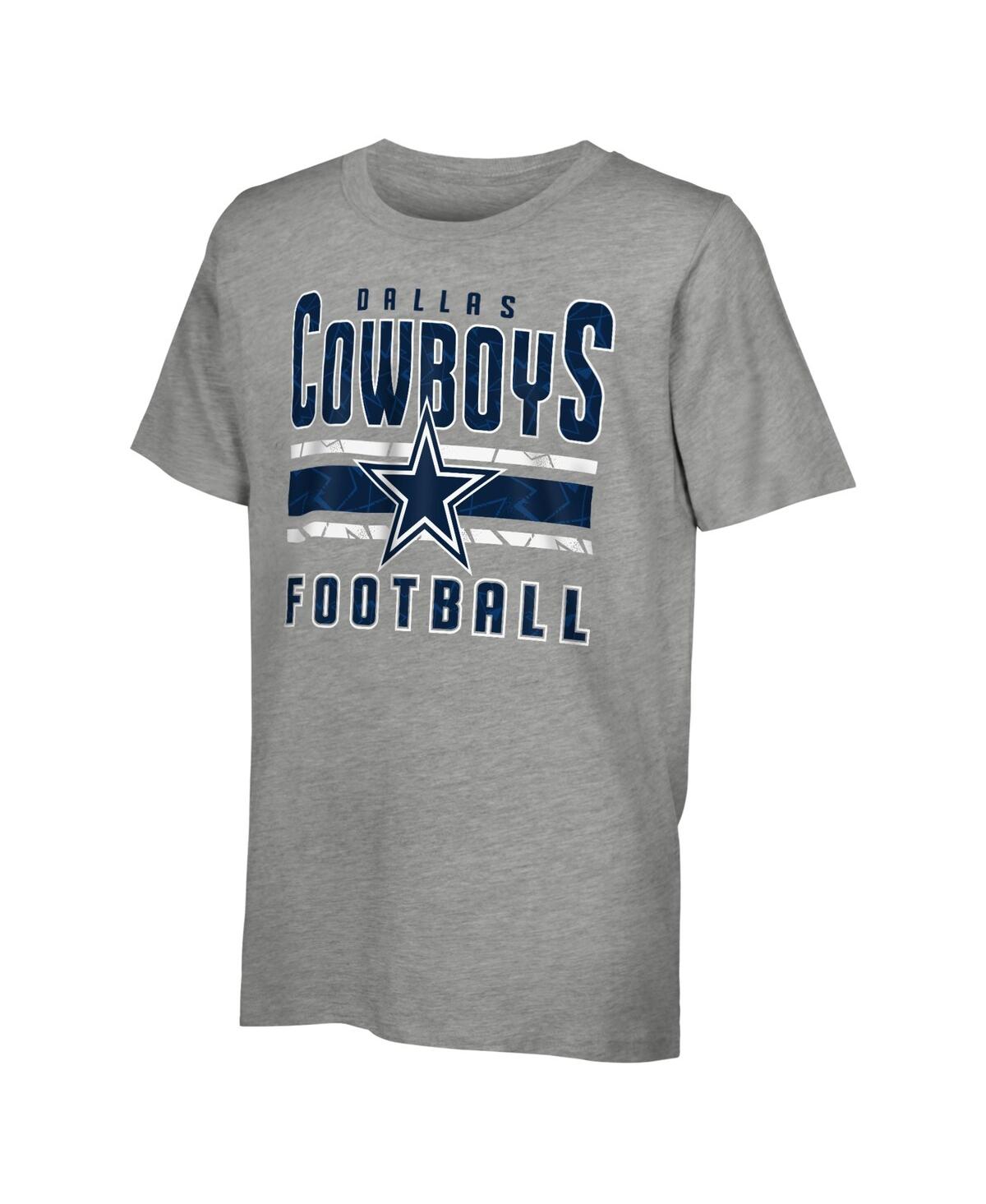 Outerstuff Preschool Dallas Cowboys In The Mix T-shirt Combo Set In Gray