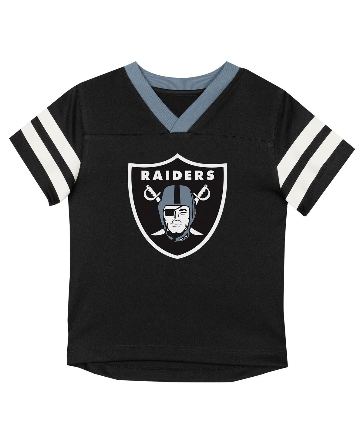 Outerstuff Toddler Las Vegas Raiders T-shirt And Pants Set In Gray