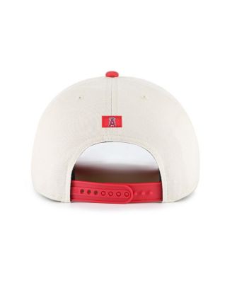 Men's Cream/Red Los Angeles Angels Fiji Rope Hitch Adjustable Hat