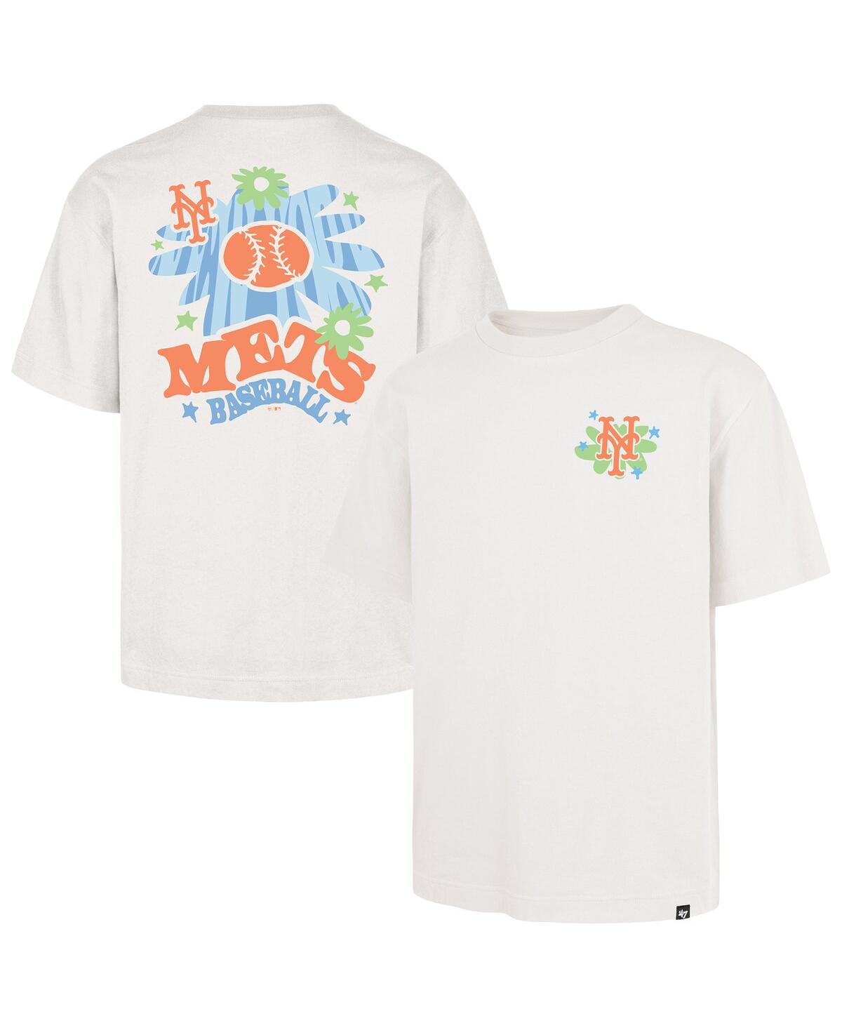 47 Brand Men's Cream New York Mets Flora Foundation T-shirt In White