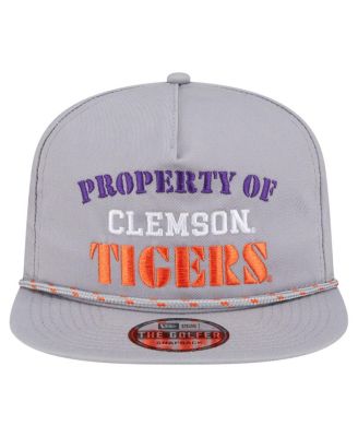 Men's Gray Clemson Tigers Golfer Vintage Adjustable Hat