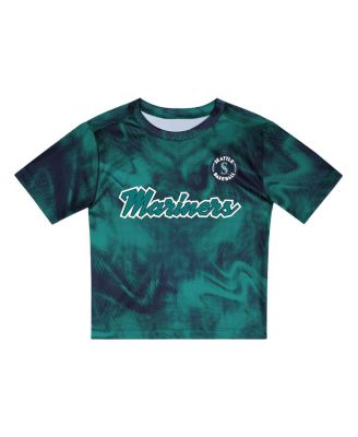 Toddler Teal/Navy Seattle Mariners Pinch Hitter Infielder T-Shirt and Shorts Set