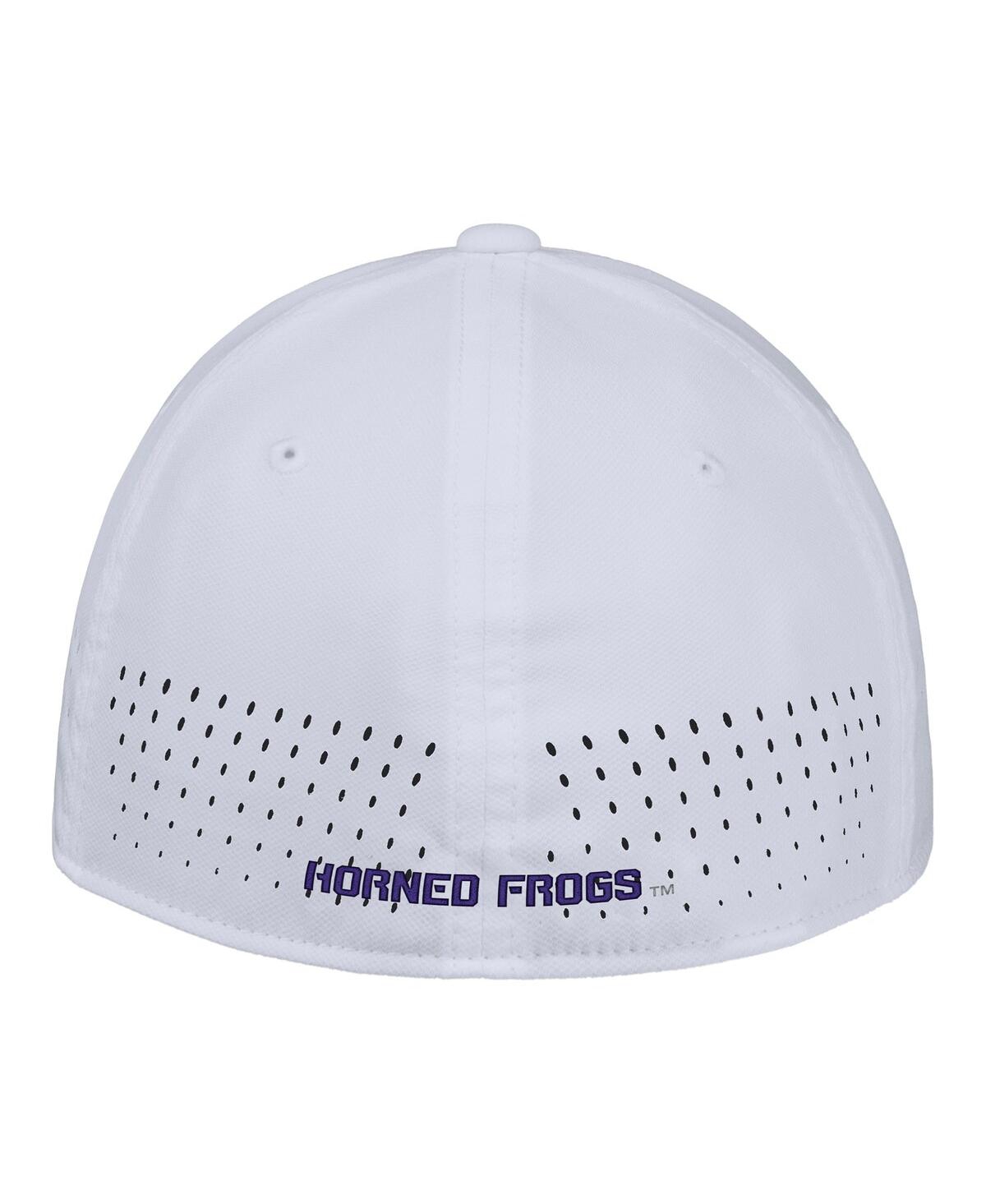Nike Men's White Tcu Horned Frogs 2025 On-field Performance Flex Hat In White
