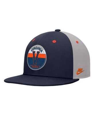 Men's Navy Virginia Cavaliers Vintage Patch Snapback Hat