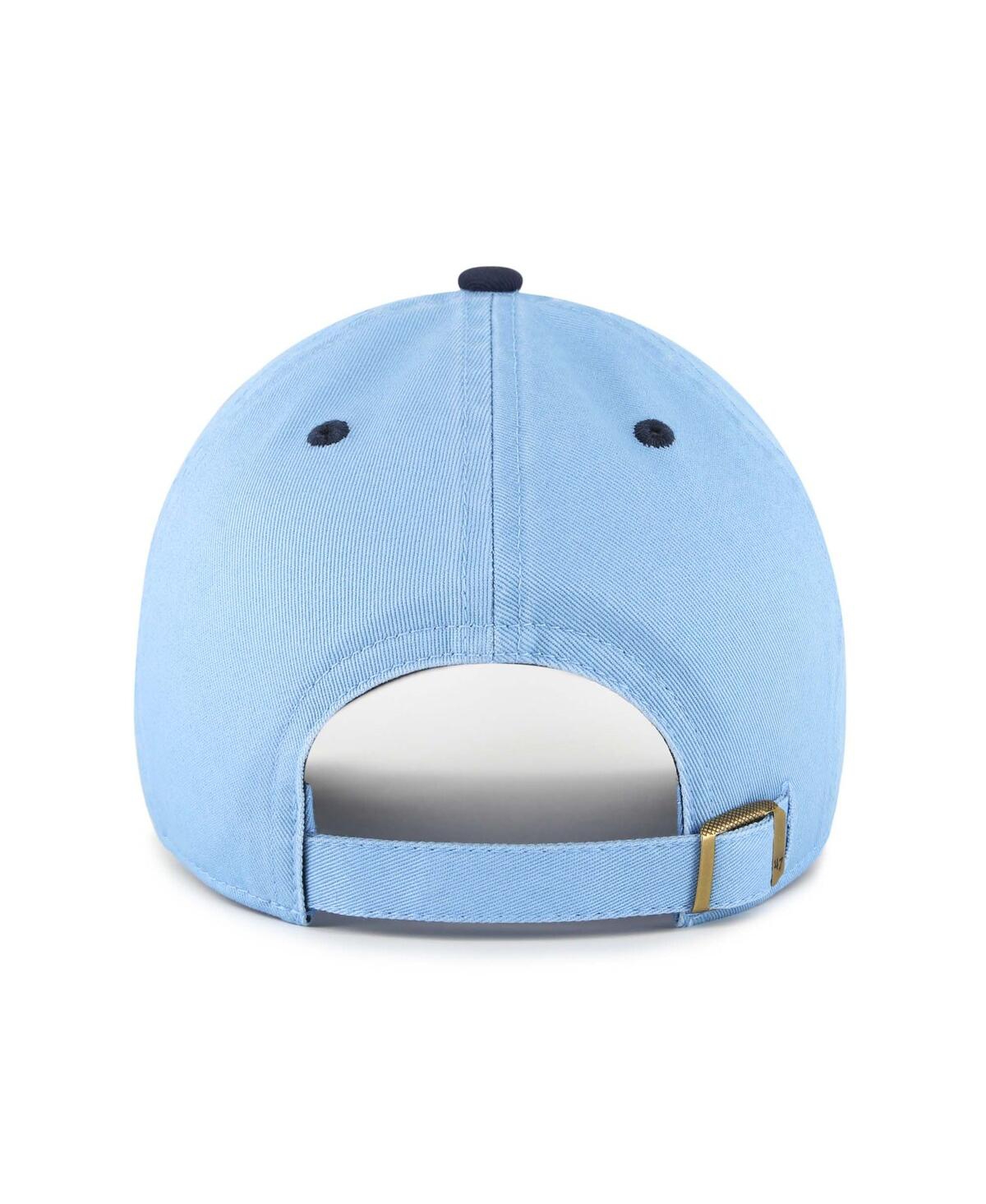 47 Brand Big Boys And Girls White North Carolina Tar Heels Scooter Clean Up Adjustable Hat In Multi