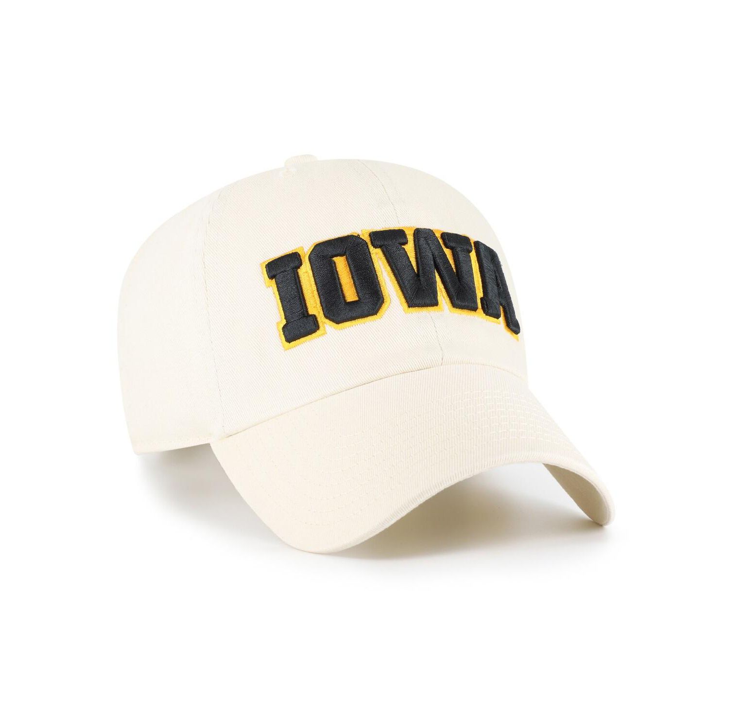 Men's Sand Iowa Hawkeyes Clean Up Adjustable Hat