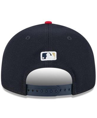 Men's Navy/Red Washington Nationals Baseball Hall of Fame Retro Crown 9FIFTY Adjustable Hat