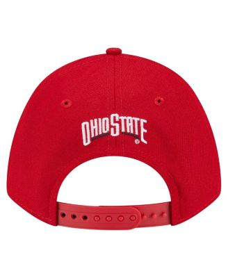 Men's Scarlet Ohio State Buckeyes Team Collective 9FORTY M-Crown Adjustable Hat