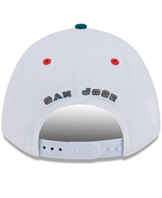 Men's White/Green San Jose Earthquakes 2025 Jersey Hook 9FORTY M-Crown Adjustable Hat