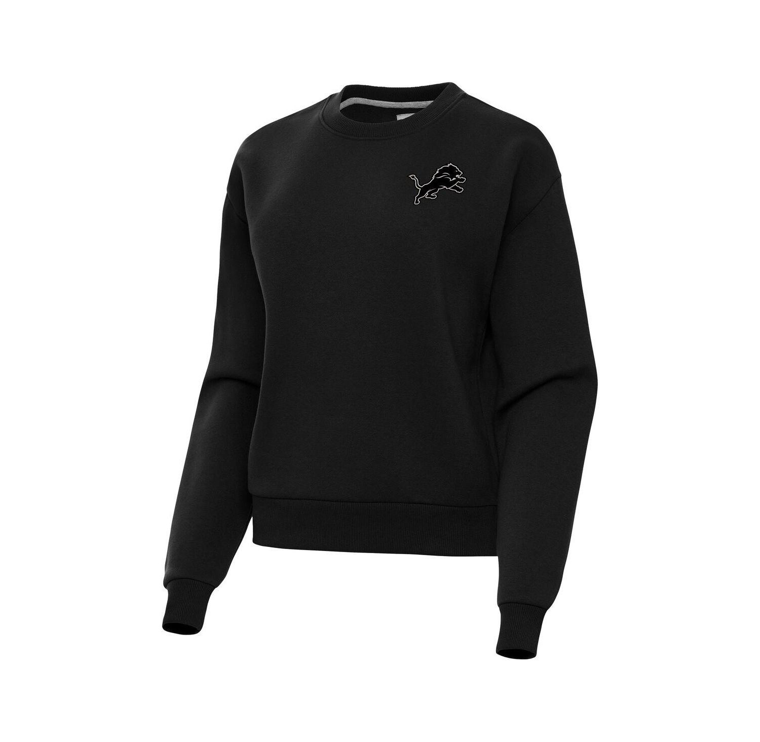 Women's Black Detroit Lions Victory Pullover Sweatshirt