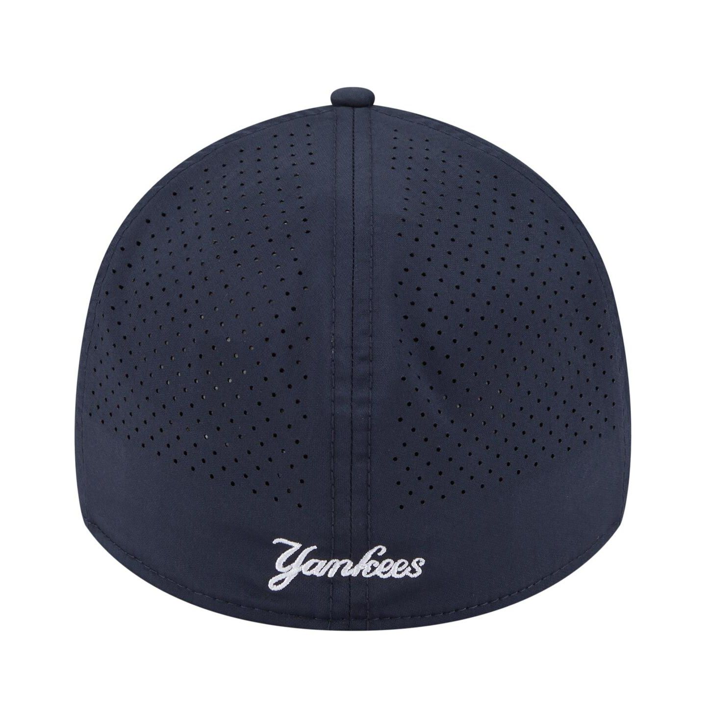 Мужская кепка New Era Navy New York Yankees 39THIRTY A-Frame Perforated Flex Hat — фото 4