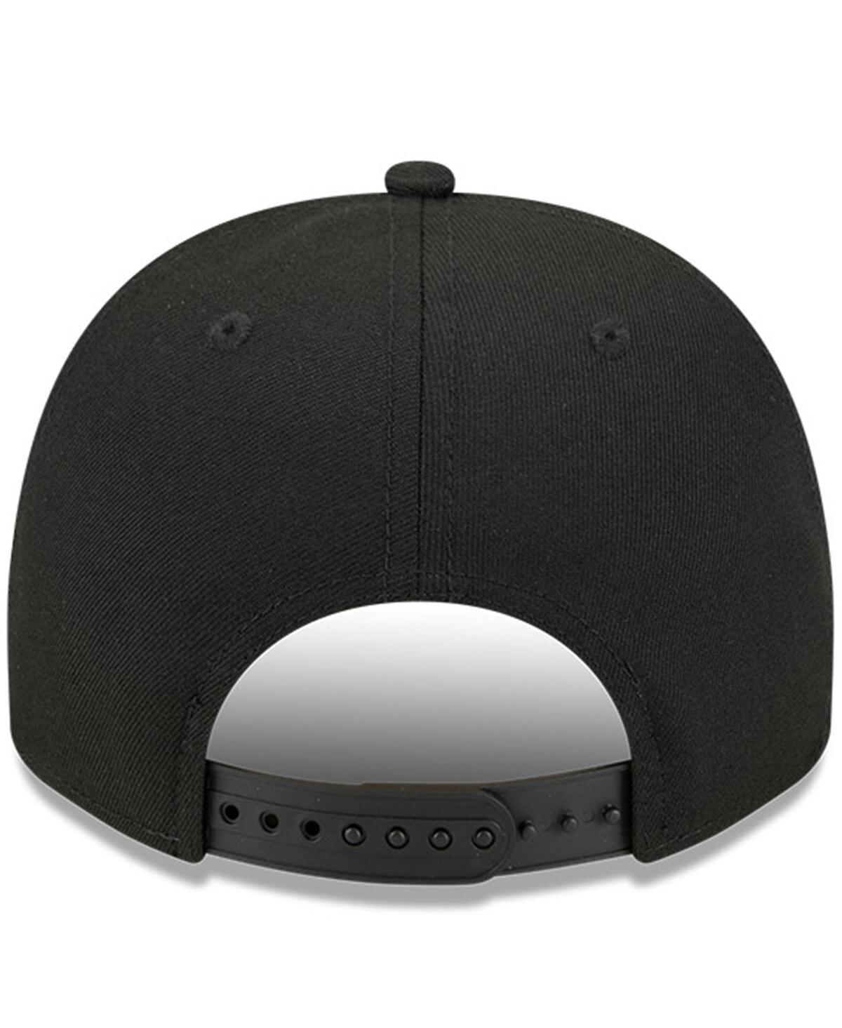 New Era Men's Black Atlanta Braves 2025 Mlb Speedway Classic Fashion Pack A-frame 9fifty Snapback Hat In Black