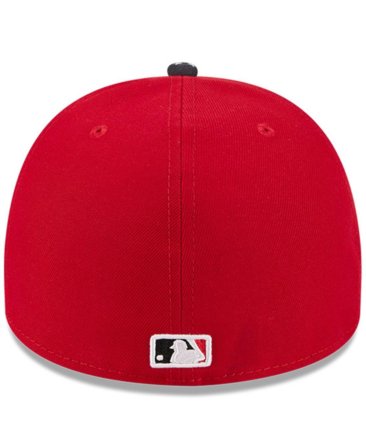 New Era Men's Red/black Cincinnati Reds 2025 Mlb Speedway Classic A-frame 59fifty Fitted Hat In Multi