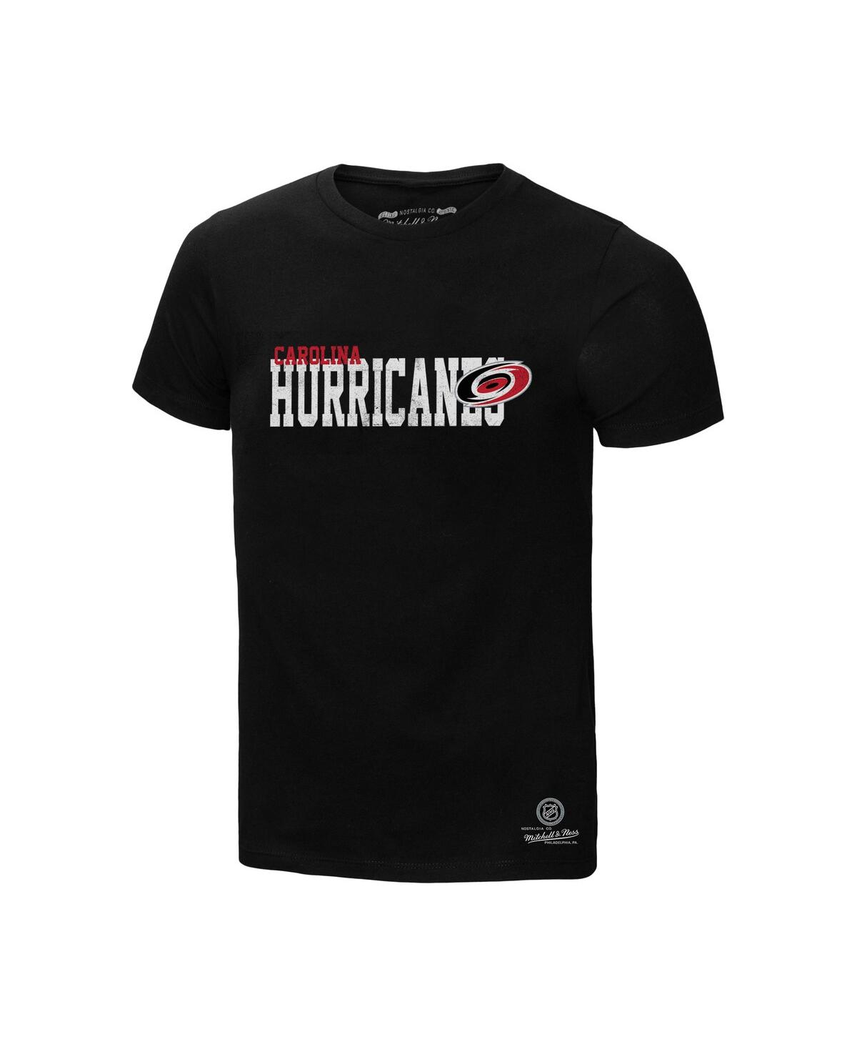 Mitchell & Ness Black Carolina Hurricanes Home T-shirt In Black
