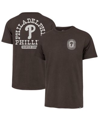 '47 Brand - Men's Brown Philadelphia Phillies Back Canyon Franklin T-shirt