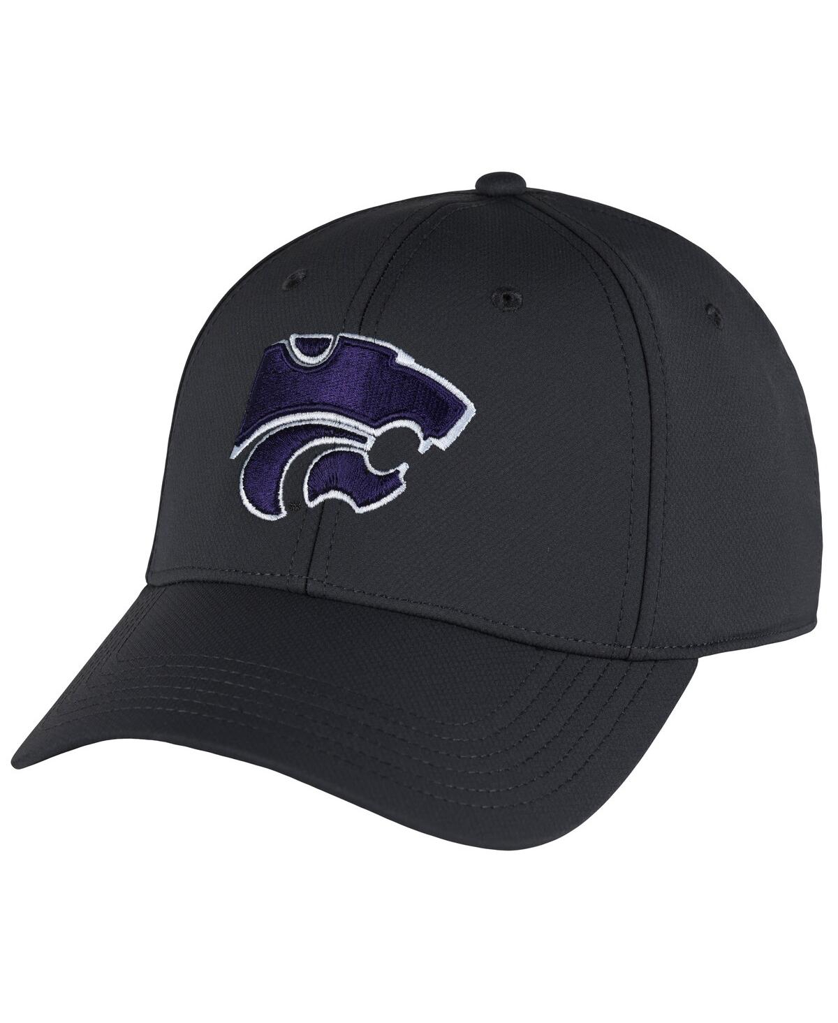 Ahead Men's Graphite Kansas State Wildcats Stratus Aerosphere Adjustable Hat In Gray