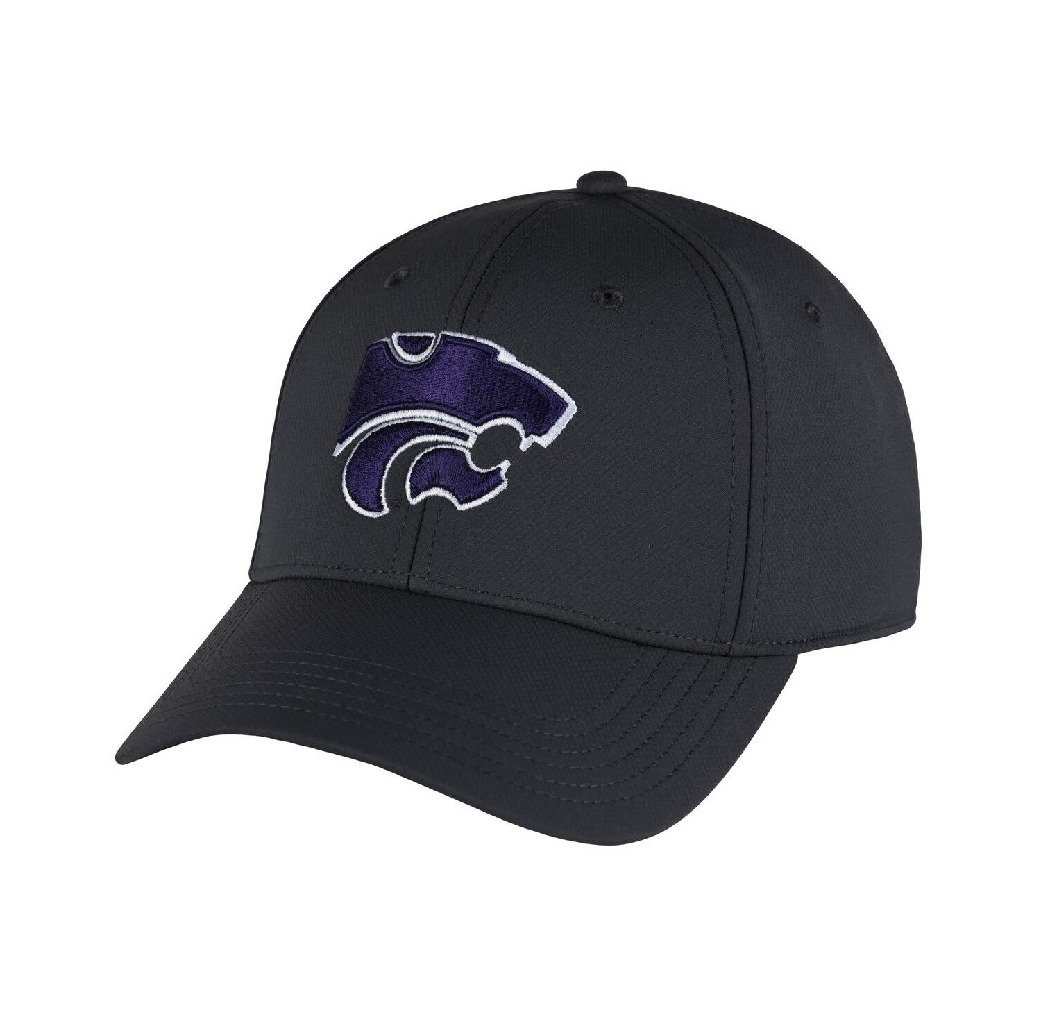 Men's Graphite Kansas State Wildcats Stratus Aerosphere Adjustable Hat