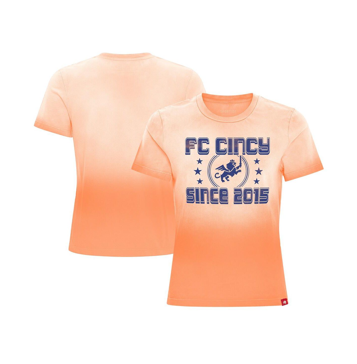 Женская футболка Sportiqe Orange FC Cincinnati Arcadia — фото 1