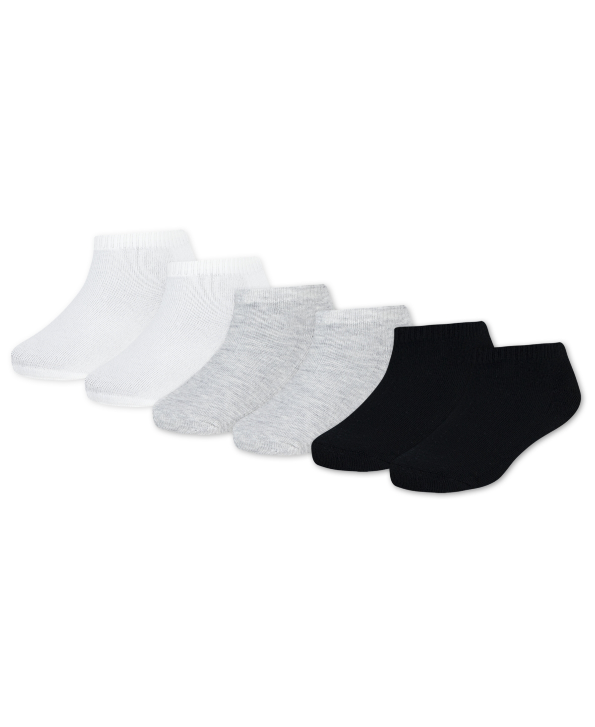 Abercrombie Little Kids 6-pack Neutral Low Socks In White