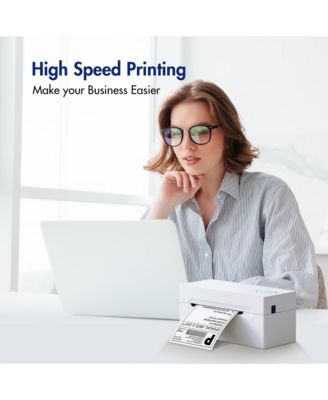 Nelko Bluetooth Thermal Shipping Label Printer, Wireless 4x6 Shipping Label Printer for Small Business, Support Android, iPhone, Windows, and Mac, Widely Used for Various Shipping Platforms