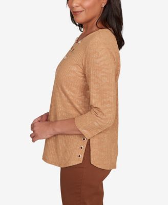 Petite Shimmer Jacquard Top