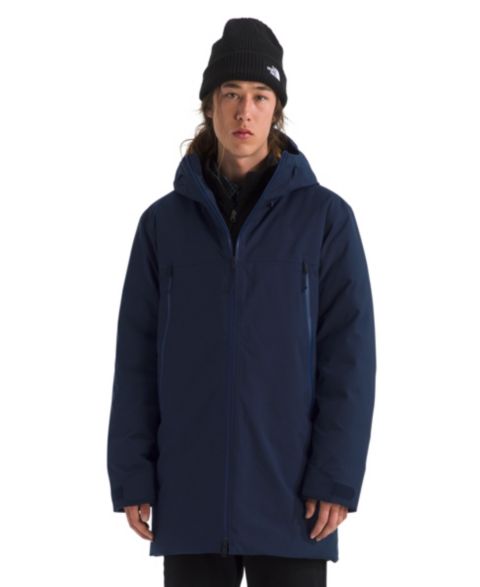 Мужская куртка The North Face Range Down Parka, цвет: Снежный тёмно-синий