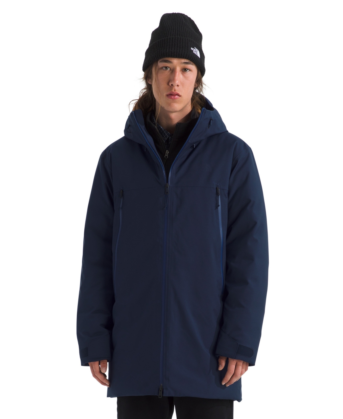 The North Face Men's Range Down Parka Jacket In Blue