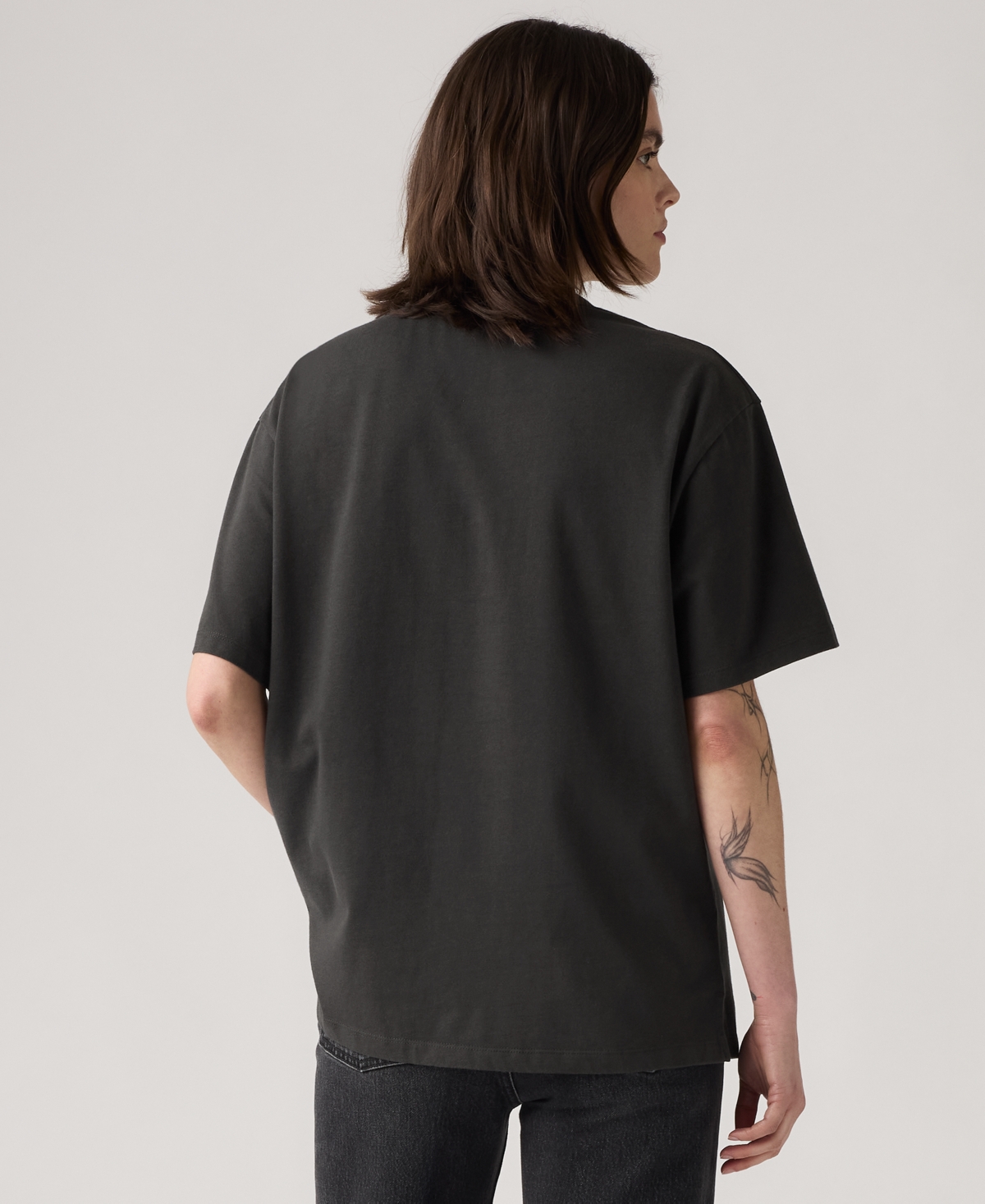 Levi's Graphic Tabor Tee T-shirt In Gray