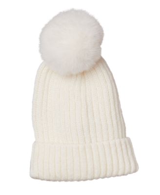 Toddler and Little Girls Foil Bow Puffer Jacket with Beanie