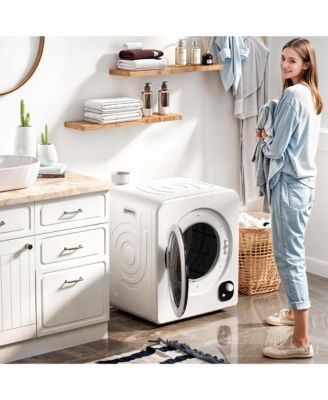 Portable Clothes Dryer, Laundry Dryer w/ Stainless Steel Tub,