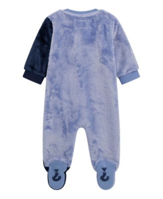 Baby Boys' Long-Sleeve Plush Velour Coverall