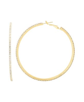 Crystal Hoop Earrings