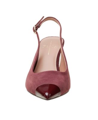 NIYKA Women's Mini Captoe Slingback Pumps