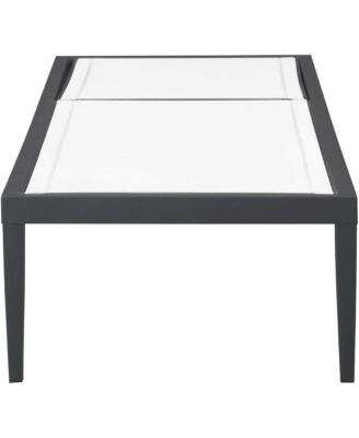 Nizuc White Mesh Water Resistant Fabric Outdoor Patio Chaise Lounge Chair