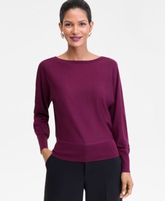 I.N.C. International Concepts - Women's Boat-Neck Sweater