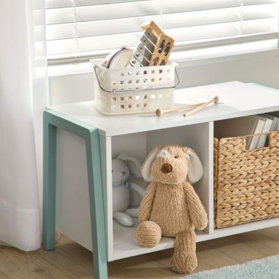 Medium StackableShower Caddy Basket, Set of 3, Frost, Made in USA