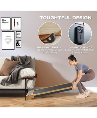 Walking Pad, Under Desk Treadmill with Wider Belt, Remote Control