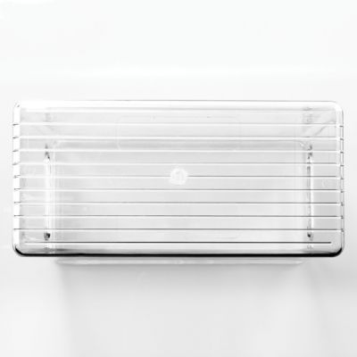 Pantry Storage Bin with Handles - Set of 2 - Clear - Made in USA