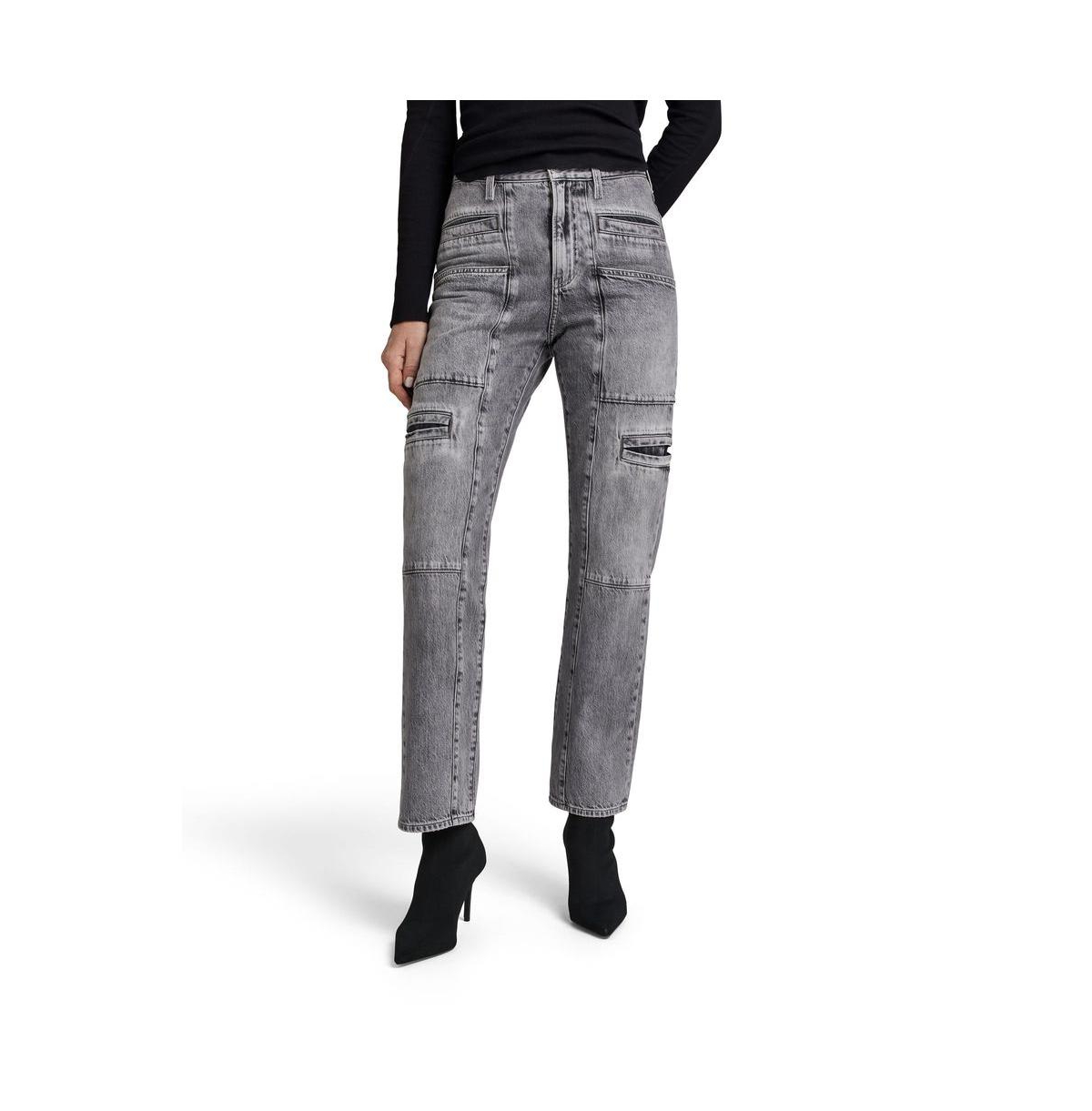 G-Star Women's Viktoria Utility High Straight Jeans