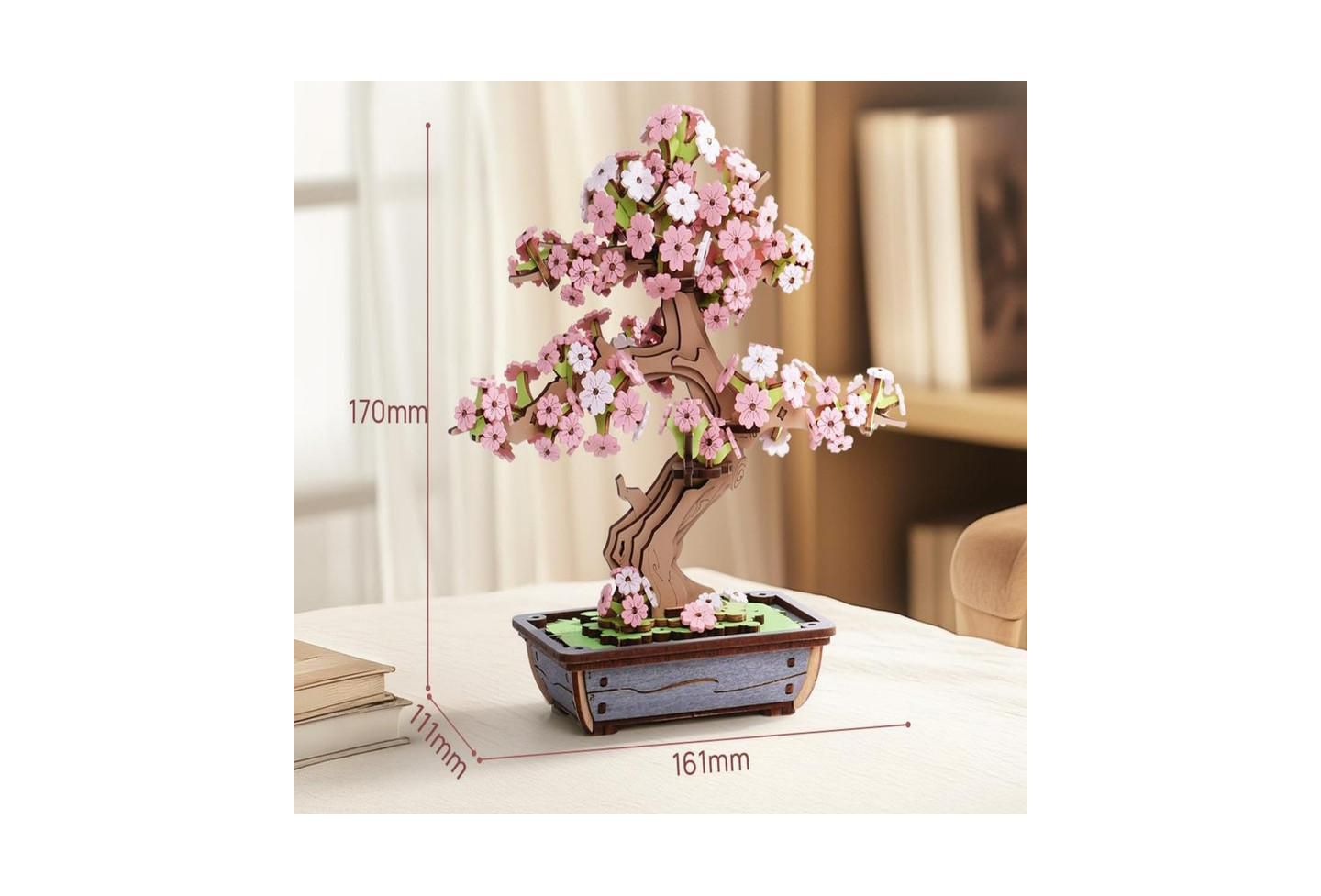 Игрушки Robotime 3D Puzzles Wooden Puzzle Model Kits to Build Home Decoration Creative Gifts for Adults Kids, Multicolored, 9.02"6.04"1.2" — фото 3