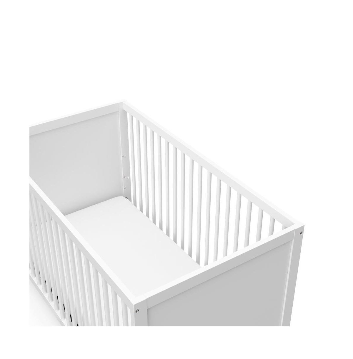 Storkcraft Calabasas 3-in-1 Convertible Crib (White)
